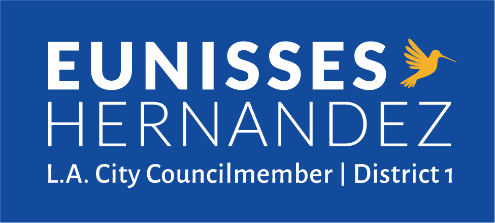 Eunisses Hernandez Logo Blue Background@5x